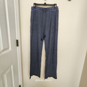 Stars Above Navy and White Striped Sleepwear